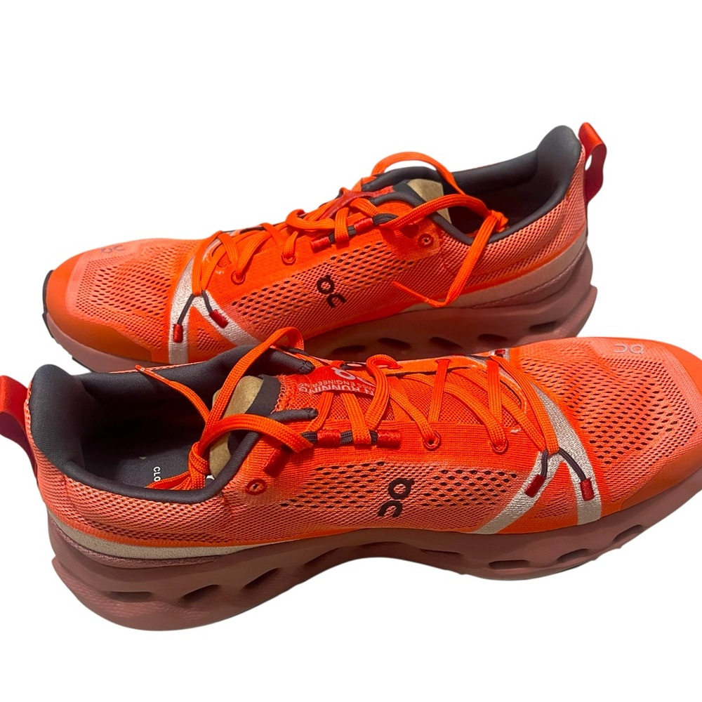๐๐ผOn Cloud Running/Cloud Surfer Trail. Orange Athletic Shoes. NWOT NO BOX. - Picture 9 of 16